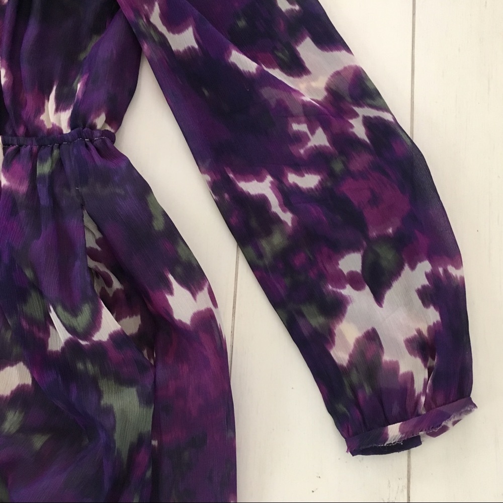 Maisie 100% Silk Watercolor Print Dress | J. Crew | Size 2 - Picture 4 of 9